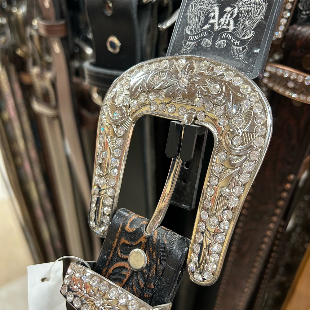 Women’s Angel Ranch Silver Bling Belt